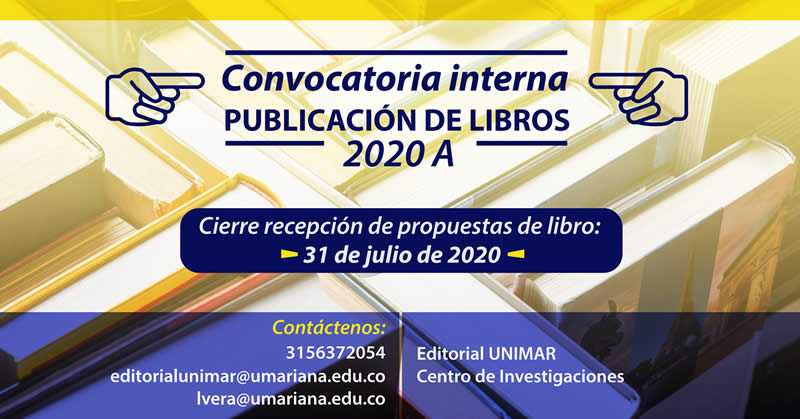 ABIERTA LA CONVOCATORIA PARA PUBLICACIÓN DE LIBROS 