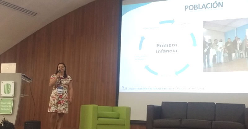 DOCENTE DE EDUCACIÓN PARTICIPÓ CON PONENCIA EN II CONGRESO INTERNACIONAL DE EDUCACIÓN INCLUSIVA