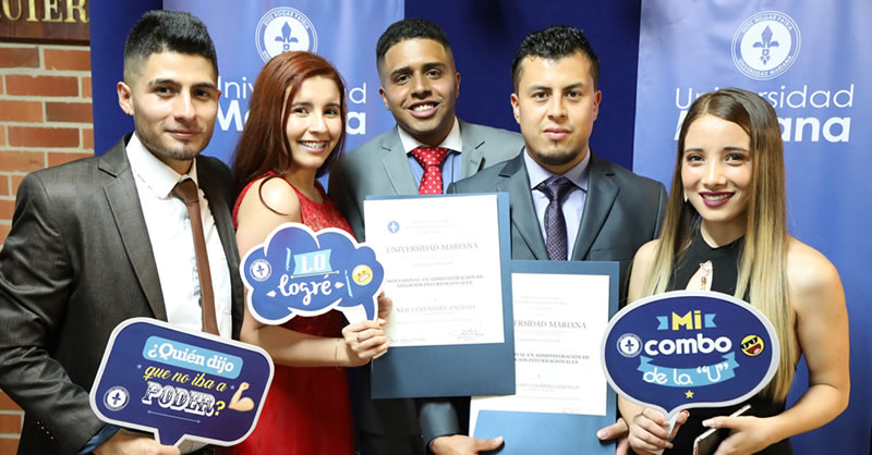 UNIVERSIDAD MARIANA CELEBRÓ GRADOS PRIMER PERÍODO 2019