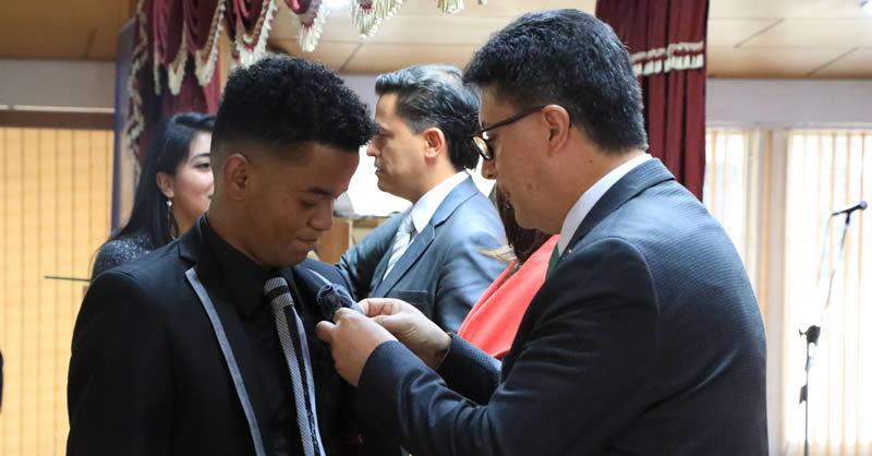 RECONOCIMIENTO A ESTUDIANTES DE CONTADURÍA PÚBLICA QUE INICIAN SU PRÁCTICA