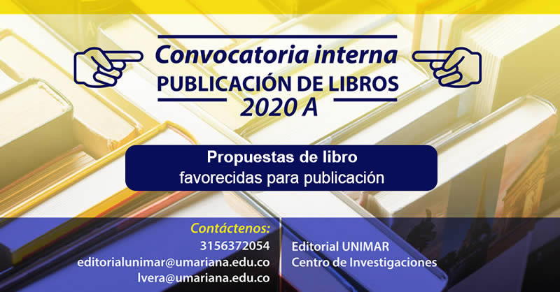 Propuestas de libro favorecidas para publicación