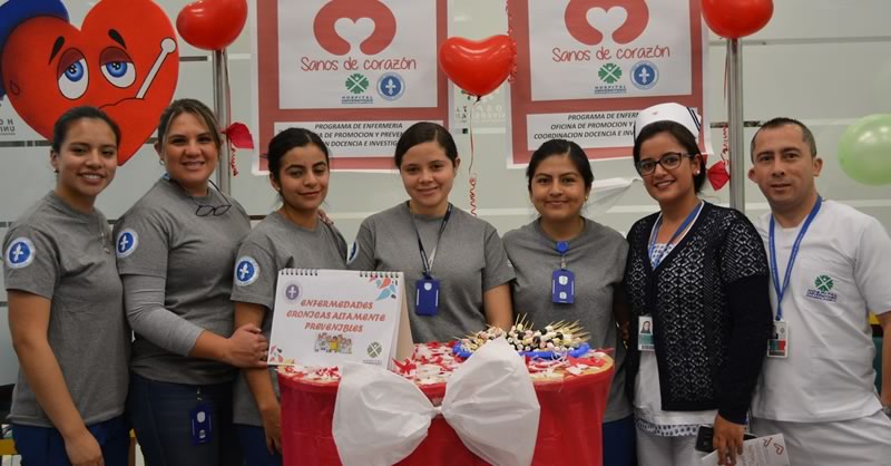 ESTUDIANTES DE ENFERMERÍA LLEGAN CON PROYECTO “SANOS DE CORAZÓN” AL HOSPITAL UNIVERSITARIO DEPARTAMENTAL