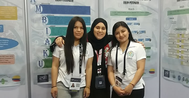 SEMILLEROS DE UNIVERSIDAD MARIANA EXPONEN EN EMIRATOS ARABES