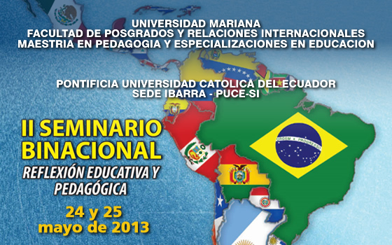 II SEMINARIO BINACIONAL - REFLEXION EDUCATIVA Y PEDOGOGICA