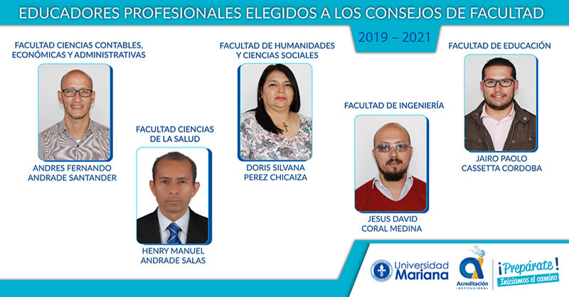 ELEGIDOS EDUCADORES PROFESIONALES A CONSEJOS DE FACULTAD