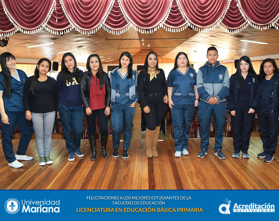 RECONOCIMIENTO ACADÉMICO A ESTUDIANTES DESTACADOS DE LA UNIVERSIDAD MARIANA