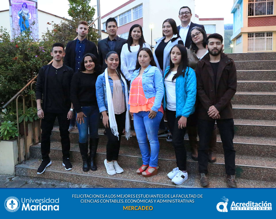 RECONOCIMIENTO ACADÉMICO A ESTUDIANTES DESTACADOS DE LA UNIVERSIDAD MARIANA