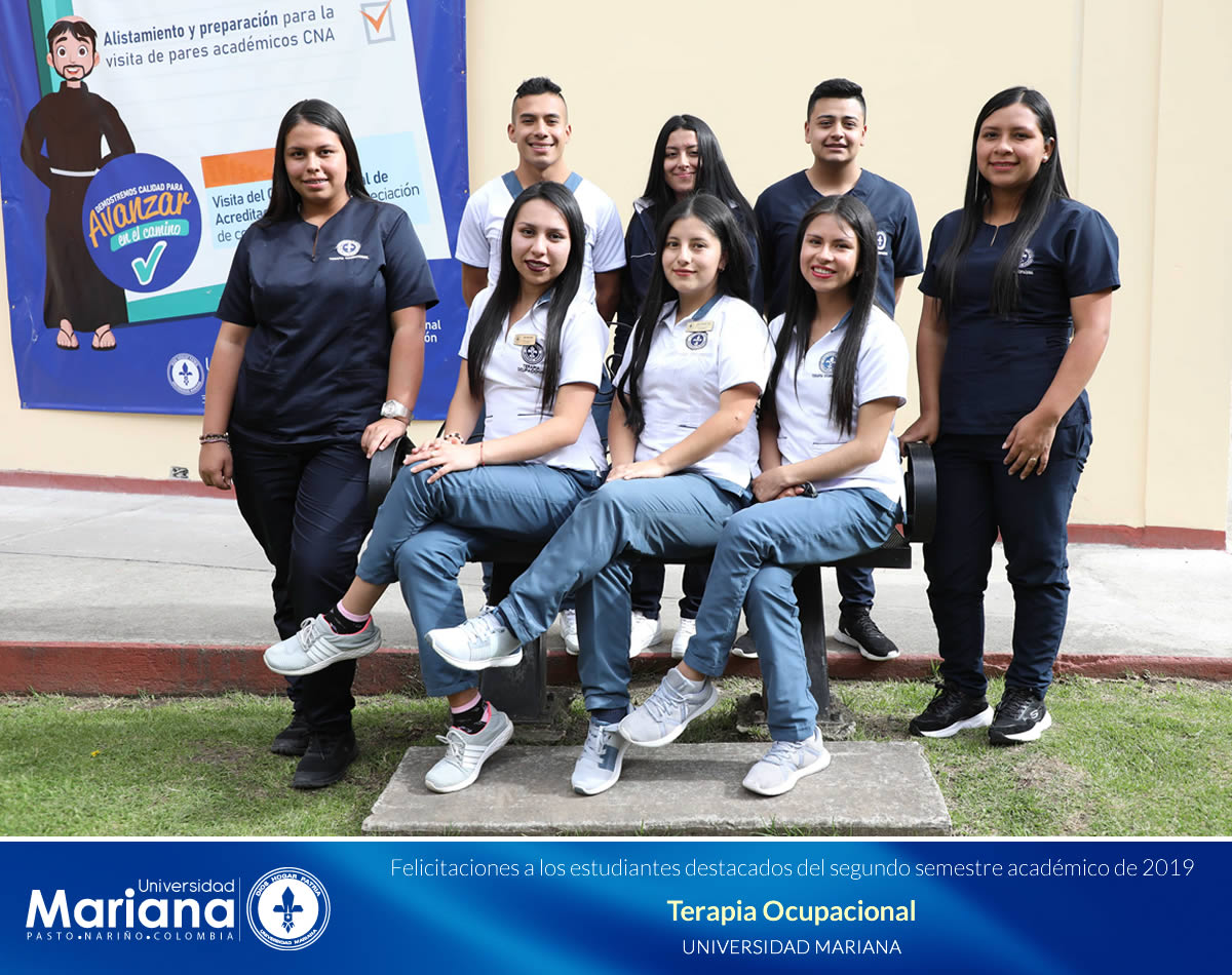 RECONOCIMIENTO ACADÉMICO A ESTUDIANTES DESTACADOS DE LA UNIVERSIDAD MARIANA - SEGUNDO SEMESTRE DE 2019