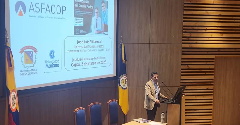 DOCENTE DE CONTADURÍA PÚBLICA, PRESENTÓ CONFERENCIA EN EVENTO ACADÉMICO NACIONAL