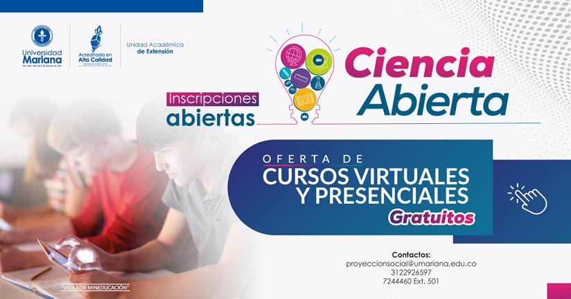 Universidad Mariana - Inscripciones abiertas
