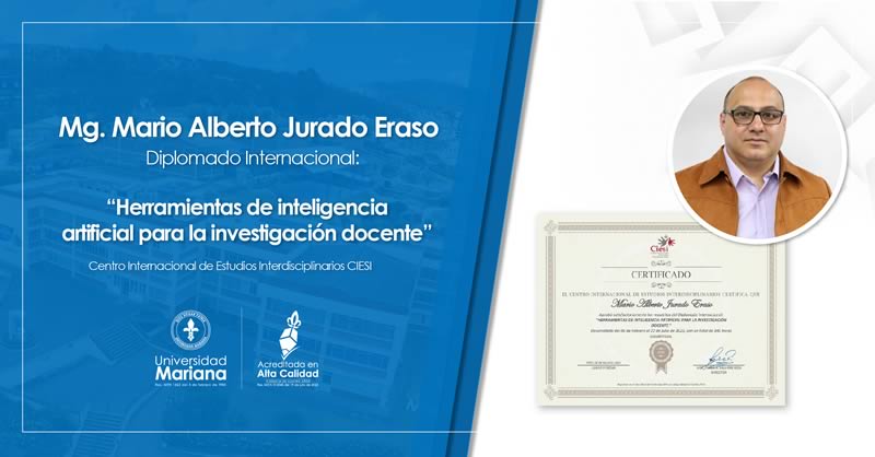 PROFESOR MARIANO PARTICIPÓ EN DIPLOMADO SOBRE INTELIGENCIA ARTIFICIAL