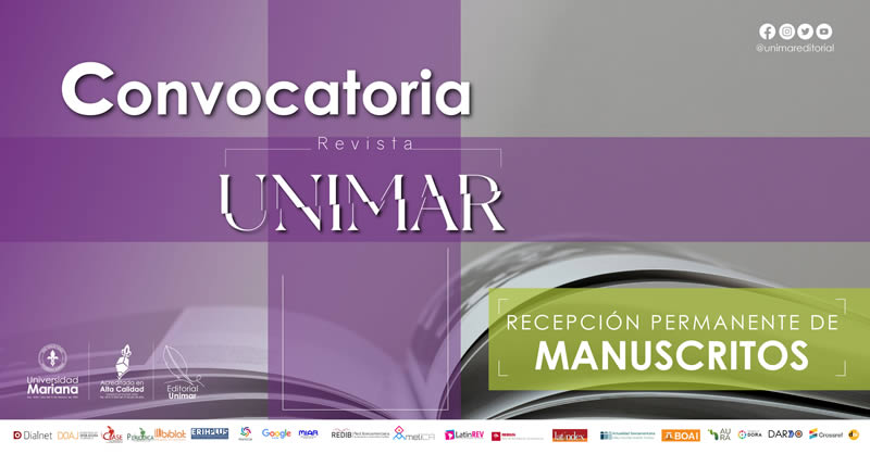 CONVOCATORIA ABIERTA: RECEPCIÓN DE MANUSCRITOS EN CIENCIAS SOCIALES Y EDUCACIÓN PARA LA REVISTA UNIMAR