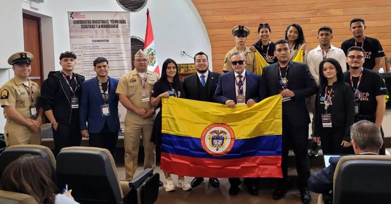 ESTUDIANTE DE BÁSICA PRIMARIA SE DESTACA EN FERIA INTERNACIONAL DE CIENCIA Y TECNOLOGÍA EN PERÚ