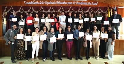 Noticia: Ceremonia de Reconocimiento a Experiencias Significativas de Cualificación Profesoral 2025-1
