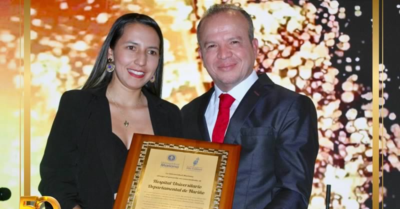UNIVERSIDAD MARIANA ENTREGÓ RECONOCIMIENTO AL HOSPITAL UNIVERSITARIO DEPARTAMENTAL DE NARIÑO EN SUS 50 AÑOS DE SERVICIO A LA SALUD
