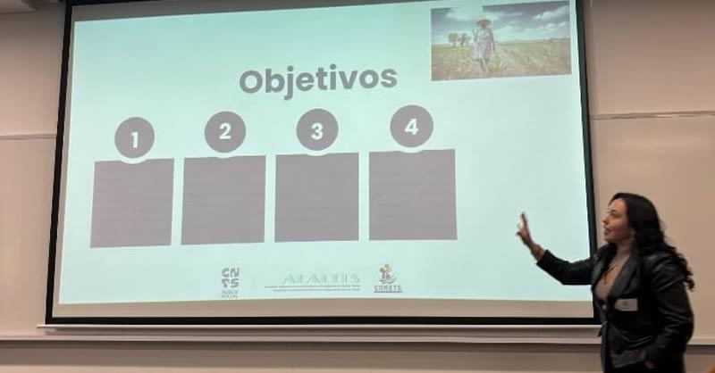 PROFESORA DE TRABAJO SOCIAL EXPUSO EXPERIENCIA SOBRE FEMINISMO COMUNITARIO EN EL PRESEMINARIO ALAEITS REGIÓN ANDINA