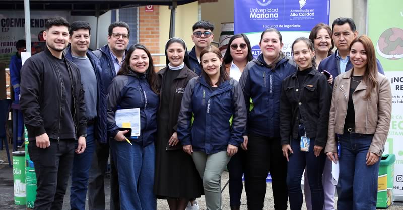 UNIVERSIDAD MARIANA IMPULSA LA “TRILOGÍA DEL CUIDADO” CON UNA RECICLATÓN MASIVA Y EDUCATIVA