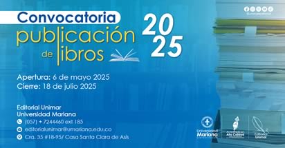 Noticias: Convocatoria para publicación de libros 2025