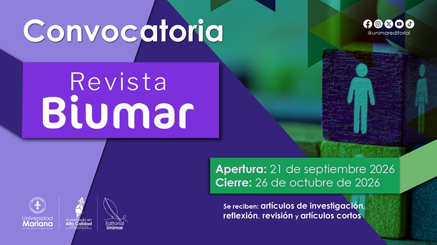 La Revista BIUMAR abre la convocatoria para la postulación de artículos del segundo semestre de 2026
