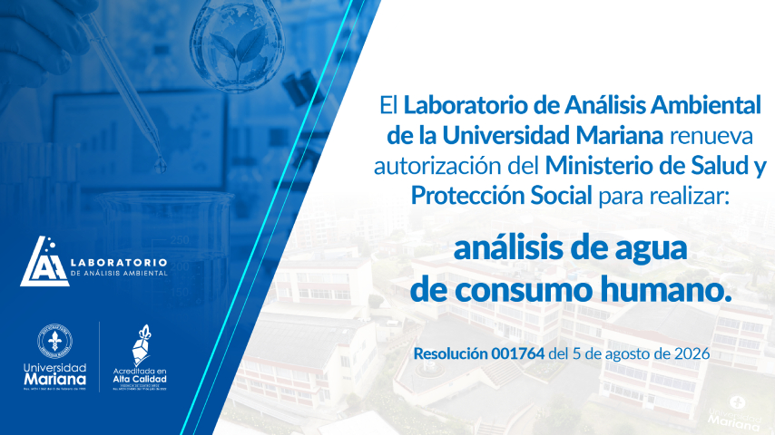 El Laboratorio de Análisis Ambiental renueva autorización del Ministerio de Salud para analizar agua de consumo humano