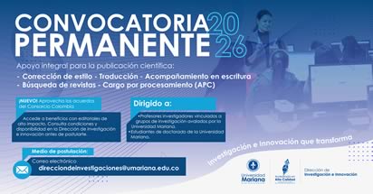 Noticias: Convocatoria Permanente para Publicación de Artículos Científicos – Quinta Versión