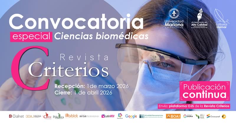 CONVOCATORIA ESPECIAL CIENCIAS BIOMÉDICAS