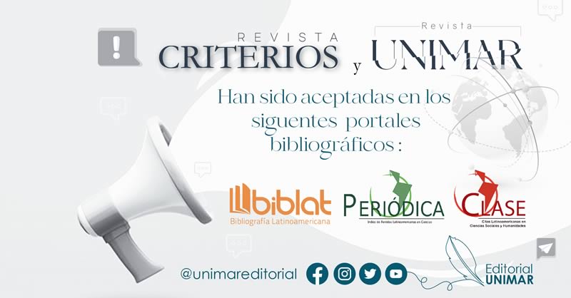 REVISTAS CIENTÍFICAS ACEPTADAS EN CLASE, PERIÓDICA Y BIBLAT