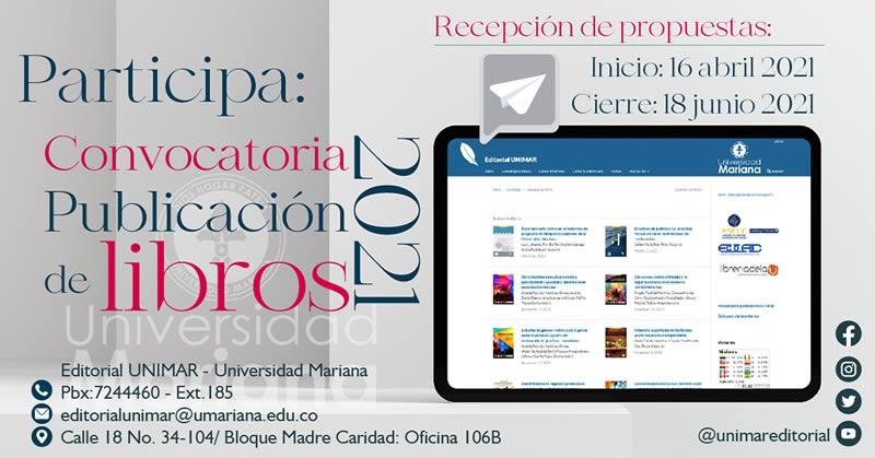 Participe en la convocatoria para publicación de libros – 2021